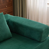 Floor,Compression Sofa,Convertible Floor Sofa Bed-with Pillow Back Support Armrest,Comfy Futon W3723P345018