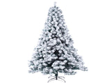 6ft Flocking Tied Light Christmas Tree 83423440