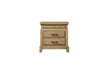 2 Drawer Nightstand w/ Tray - Caramel Finish B2699P353071