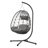 Egg Chair Stand Indoor Outdoor Swing Chair Patio Wicker Hanging Egg Chair Hanging Basket Chair W1703P163948