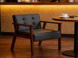 25.39"Accent Armchair,Modern Upholstered Armchair with Solid Wood Frame,Comfy Reading Accent 38429659