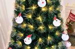 ZUN 6 FT Pre-lit Fiber Optic Christmas Tree, Artificial Xmas Tree with Lighted Top Star and Snowflakes, 93101267