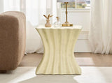 15.16 inch Side Table Vintage Sturdy Fiberglass Table For Living Room Apartment No Need Assembly W876P408752
