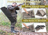 Stealth Hunting Tent with Pop-up Design, 150D Flame-Retardant Blackout Cloth , 17776705