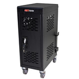 16-Compartment Removable Locking Charging Cabinet for Laptop, Chromebook-Black W1102137769
