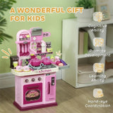 ZUN Complete Kitchen Set for Kids,33 Accessories & Storage 70450520