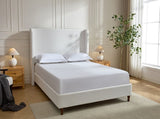 Harper Tall Headboard Upholstered Bed / 54" High Headboard / Elegant Simplicity / No Box Spring B083P227898