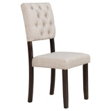 6-Piece Table and Chair Set with Special-shaped Legs and Foam-covered Seat Backs&Cushions for 69082901