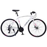 24 Speed Hybrid bike Disc Brake 700C Road Bike For men women's City Bicycle W1019112679