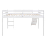Loft Bed with Slide, Multifunctional Design, Full WF286242AAK