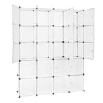 ZUN 20 Cube Organizer Stackable Plastic Cube Storage Shelves Design Multifunctional Modular Closet 05058128