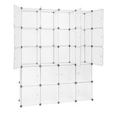 ZUN 20 Cube Organizer Stackable Plastic Cube Storage Shelves Design Multifunctional Modular Closet 05058128