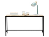 Industrial Style Porch Table Single Layer Light Walnut Color Triamine Board 97435886
