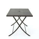 ZUN RIAD RECTANGLE FOLDABLE DINING TABLE 61381.00MBRN