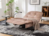 Natural brown recliner, reclining lazy mobile phone holder, large and comfortable reading W1170P183282