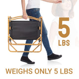 53*55*61cm Medium Size Aluminum Frame 600D Black Oxford Cloth Bearing 100kg Imitation Wood Grain 02779702