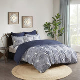Full/Queen Cotton Jacquard Duvet Cover Set B035129131