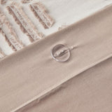 King/Cal King Cotton Jacquard Duvet Cover Set B035129134