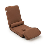 Multi-functional Foldable Sofa with Adjustable Angles and Pillow, Dark Brown W2181P293644