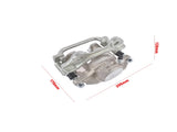 Rear Left Brake Caliper with Bracket Fits for Chevy Silverado Suburban GMC Sierra 1500 Silver 1Pc 98124591