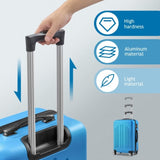 Curved Vertical Stripe 3-in-1 Trolley Case - Royal Blue 53824711