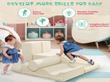 7-Piece Indoor Climbing Foam for Kids, Soft PU Toddler Climbing Toys, Indoor Climb and Crawl N710P325522K
