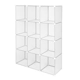 ZUN Cube Storage 12-Cube Book Shelf Storage Shelves Closet Organizer Shelf Cubes Organizer Bookcase 02284857