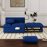 1 versatile foldable sofa bed in 3 lengths, modern sofa sofa sofa velvet pull-out bed, loveseat sofa W1825P246361
