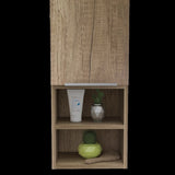 ZUN Milwaukee Medicine Cabinet, Two Shelves, Single Door Cabinet, Two Interior Shelves B128P148745