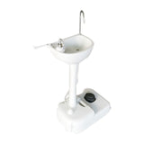 ZUN CHH-7701 Portable Removable Outdoor Wash Basin White 58361017