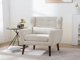 Modern Accent Chair Upholstered Foam Filled Living Room Chairs Comfy Reading Chair Mid Century W1028122699