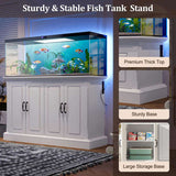 55-75 Gallon Fish Stand with Power Outlet, Aquarium Stand with 4 Cabinets, Heavy Duty Reptile 73718784