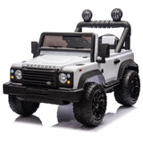 ZUN Licensed 2015 Land Rover Defender 90,24V Kids Ride On XXL Car W/Parents Control,2wd,Four-wheel W1396P190412