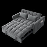 Sleeper Sofa, Convertible Sofa, Recliner, Bed, 3-in-1, 3-Position Adjustable Backrest, 2-Seater W1853126217