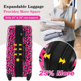 Hardshell Luggage Sets 3 pcs Spinner Suitcase with TSA Lock Lightweight-20"24"28" Luggages N732P218227H