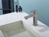 Gun Gray Single Hole Bathroom Faucet,Laundry Vanity Sink Faucet with Two 9/16" HosesUnable ship on 05549224