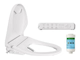 Smart Bidet Toilet Seat with Side Knob Adjustable Heated Seat with Water Temperature and Pressure 06062802