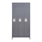 ZUN 3 Door 72"H Metal Lockers With Lock for Employees,Storage Locker Cabinet for Home Gym Office School 58081242