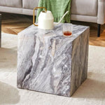 ZUN Elevate your living space with this modern MDF coffee table, which showcases gray textured patterns. W1151P187997