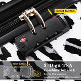 Hardshell Luggage Sets 3 pcs Spinner Suitcase with TSA Lock Lightweight-20"24"28" Luggages 06588315