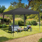 ZUN Outdoor 10x 10Ft Pop Up Gazebo Canopy Tent Removable Sidewall with Zipper,2pcs Sidewall with W419P147521