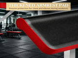 Heavy-Duty Red Vertical Leg Press Machine with Adjustable Leg, Back & Head Positions, 1" Standard 71365973