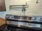 Pot Filler Faucet Wall Mount,Brushed Nickel Finish and Dual Swing Joints DesignUnable ship 37240296