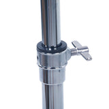 Professional Pedal Control Style Double Tom Drum Stand Silver & Black 35195241