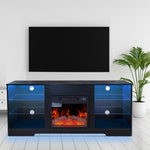 ZUN Fireplace TV Stand With 18 Inch Electric Fireplace Heater,Modern Entertainment Center for TVs up to W1625P152181