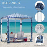 ZUN Outdoor beach umbrella / Sun Umbrella （Prohibited by WalMart） 36518888