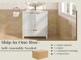 24 Inches Bathroom Vanity with Sink Combo, Modern Bathroom Vanity with Single Faucet Hole, Textured N817P339017K