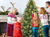 7FT PreLit Artificial Christmas Tree, 1355 Tips PEBlossomTipped Pine Needle & PVC Tree, 500L Warm T3637P598706