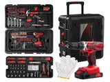 599 PCS Home Tool Set Kit, Auto Repair Tool Kit with Rolling Tool Box, Mechanic Tool Sets with 21V 98608962