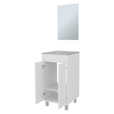 Saratoga Bathroom Cabinet with 2 Doors, White B128P314812